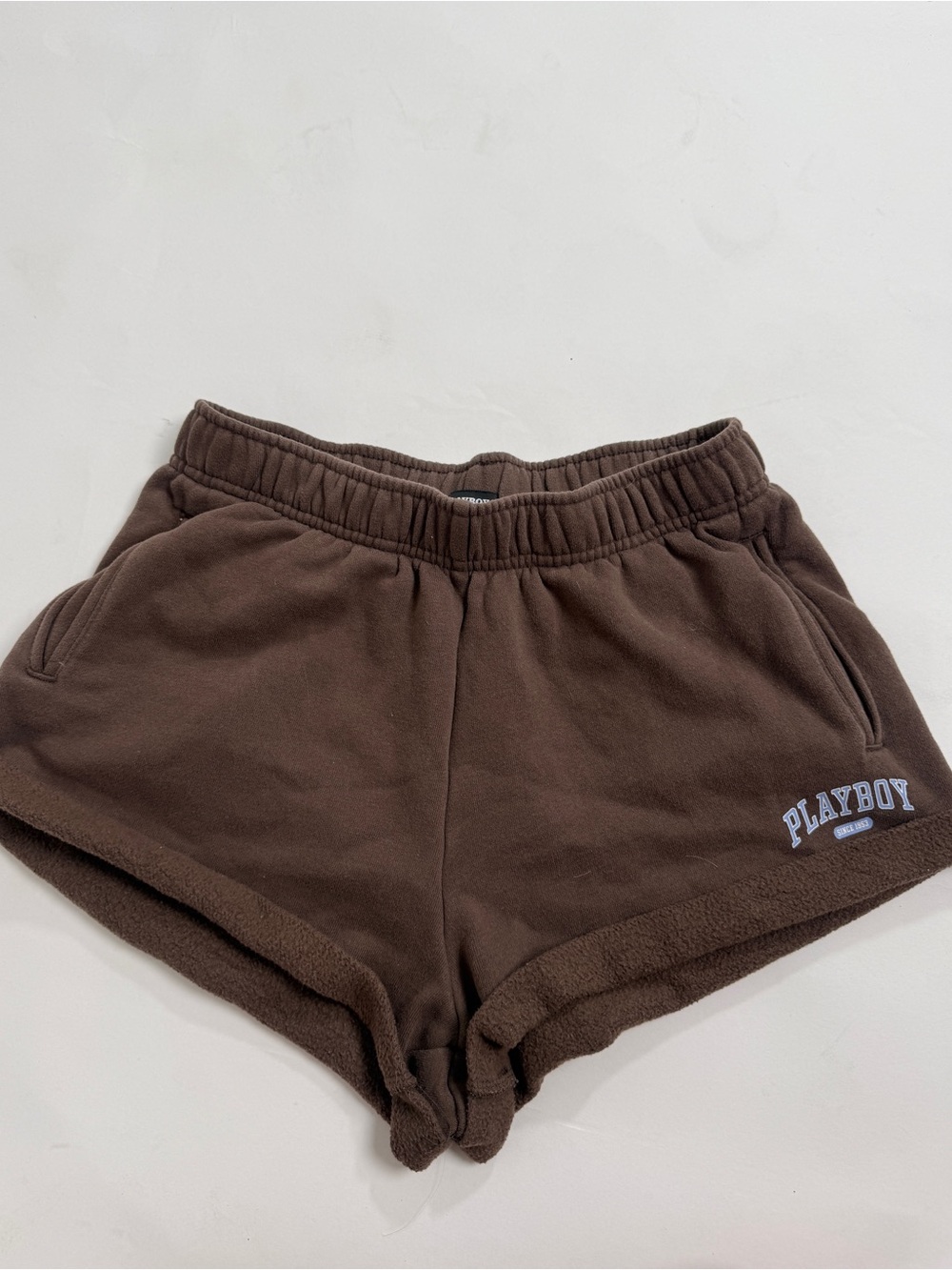 PLAYBOY Brown Athletic Shorts